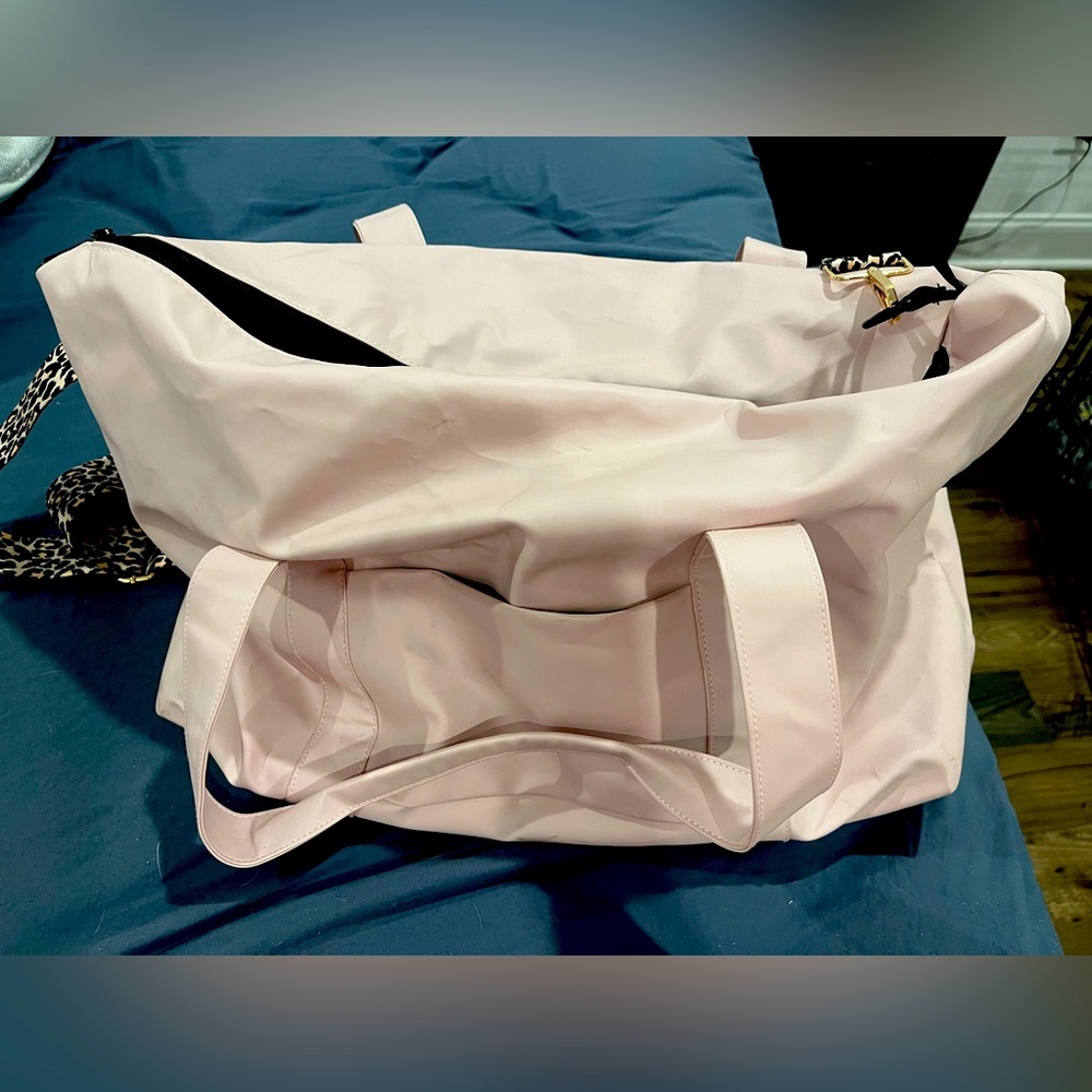 Pink zyia weekender bag
